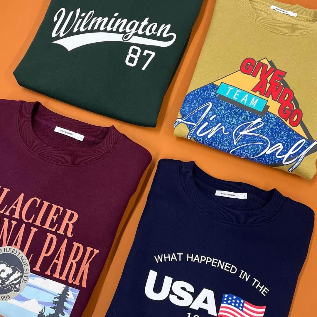 WEGOのインスタグラム：「＼WINTER SALE 開催中／  カラーも柄も30種類以上ある バリエーション豊富なグラフィックスウェット⛄️ あなたならどれを選ぶ？  ✔︎ アソートグラフィックプルオーバー ¥3,299(tax in)  －－－－－－－－－－－－ ＼WINTER SALE／  店内商品がMAX50％OFF！ さらにアプリ会員様限定で、セール商品がレジにてさらに20%OFF！ 週替わりの特売や、12/1からは限定ショッパーやラッピングをプレゼント🎁」