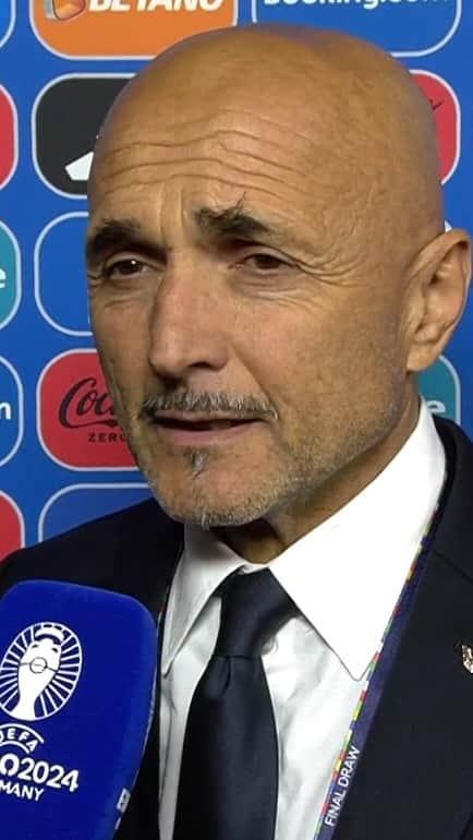 サッカーイタリア代表のインスタグラム：「🗳️ Sorteggio #EURO2024, le parole del CT #Spalletti 🎙️  #Nazionale 🇮🇹 #Azzurri #VivoAzzurro」