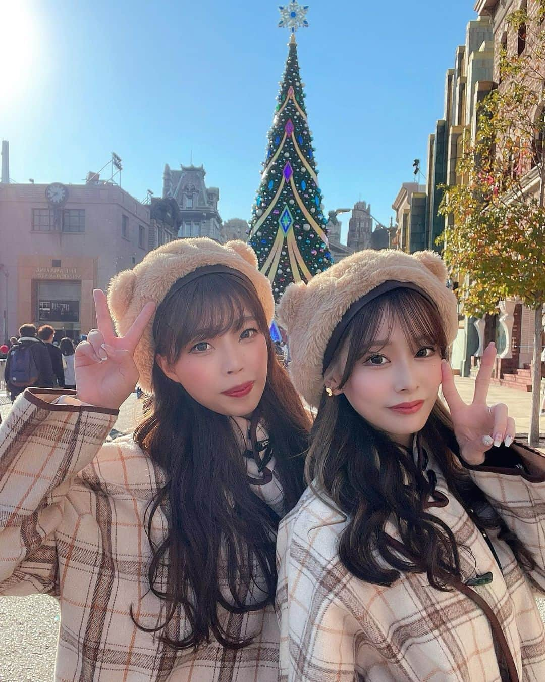 MIIさんのインスタグラム写真 - (MIIInstagram)「naomiho💝 ． #ユニバフォト #ユニバ #ティムコーデ #クリスマス #親友 #❤️」12月4日 20時31分 - miho0129xx