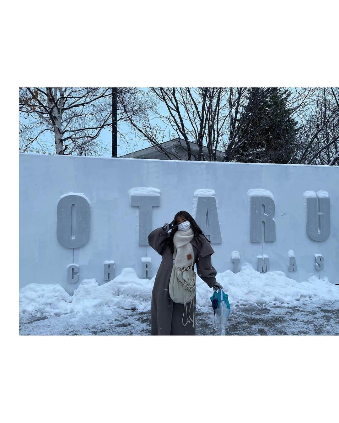 湯本亜美さんのインスタグラム写真 - (湯本亜美Instagram)「ㅤㅤㅤ 北海道旅行 ✈️♡ 小樽運河 一面雪景色でずっと雪降ってた ! 寒すぎたけど楽しかった 〜 ☃️🩵 #ana #anaクラウンプラザホテル札幌 #HADO旅行 #pr #小樽運河」12月4日 20時37分 - amiyumoto_official