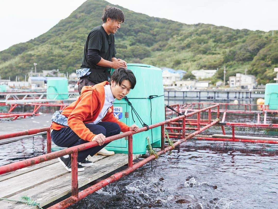 南圭介さんのインスタグラム写真 - (南圭介Instagram)「この度、初めて真鯛の養殖の様子を見させて頂きました！  養殖という響きを忘れるくらい自然に悠々と泳いでる鯛達が印象的でした。  自然と人間の共同作業。  競争より共創。  はやぶさ水産さん、新しい経験をありがとうございます！ 　 Farm-raised red sea bream.  #旅サラダ #ロコレコ #旅サラダplus  #高知県 #大月町 #柏島 #柏島ブルー #はやぶさ水産 #真鯛 #養殖 #redseabream #farmraised  #kochi #otsuki #kashiwajima」12月4日 21時07分 - keisuke_minami73