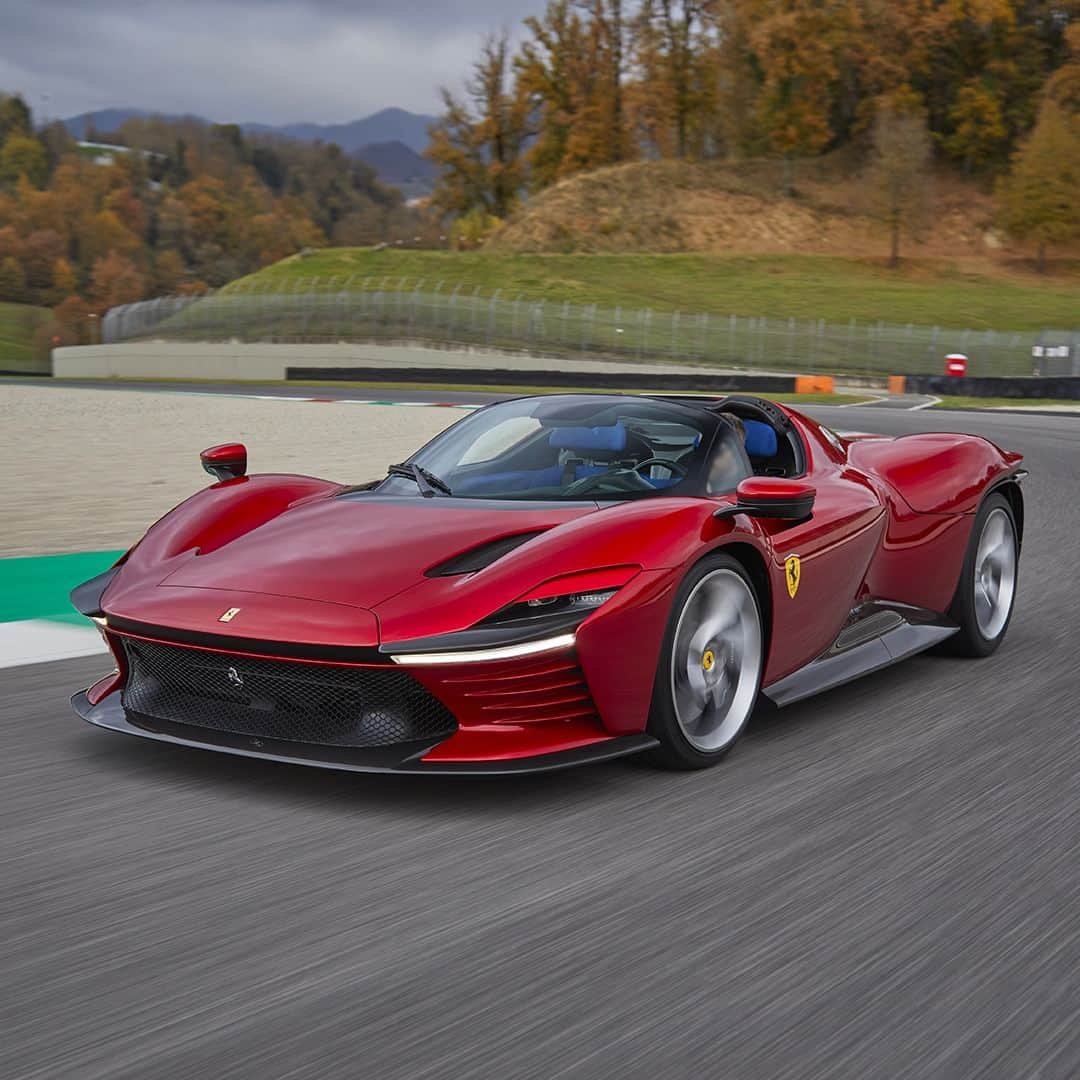 フェラーリのインスタグラム：「Name a circuit you’d like to spend a day at, aboard the #FerrariDaytonaSP3.  We’ll start: the #Mugello track.  #DrivingFerrari #IconaFerrari #Ferrari」