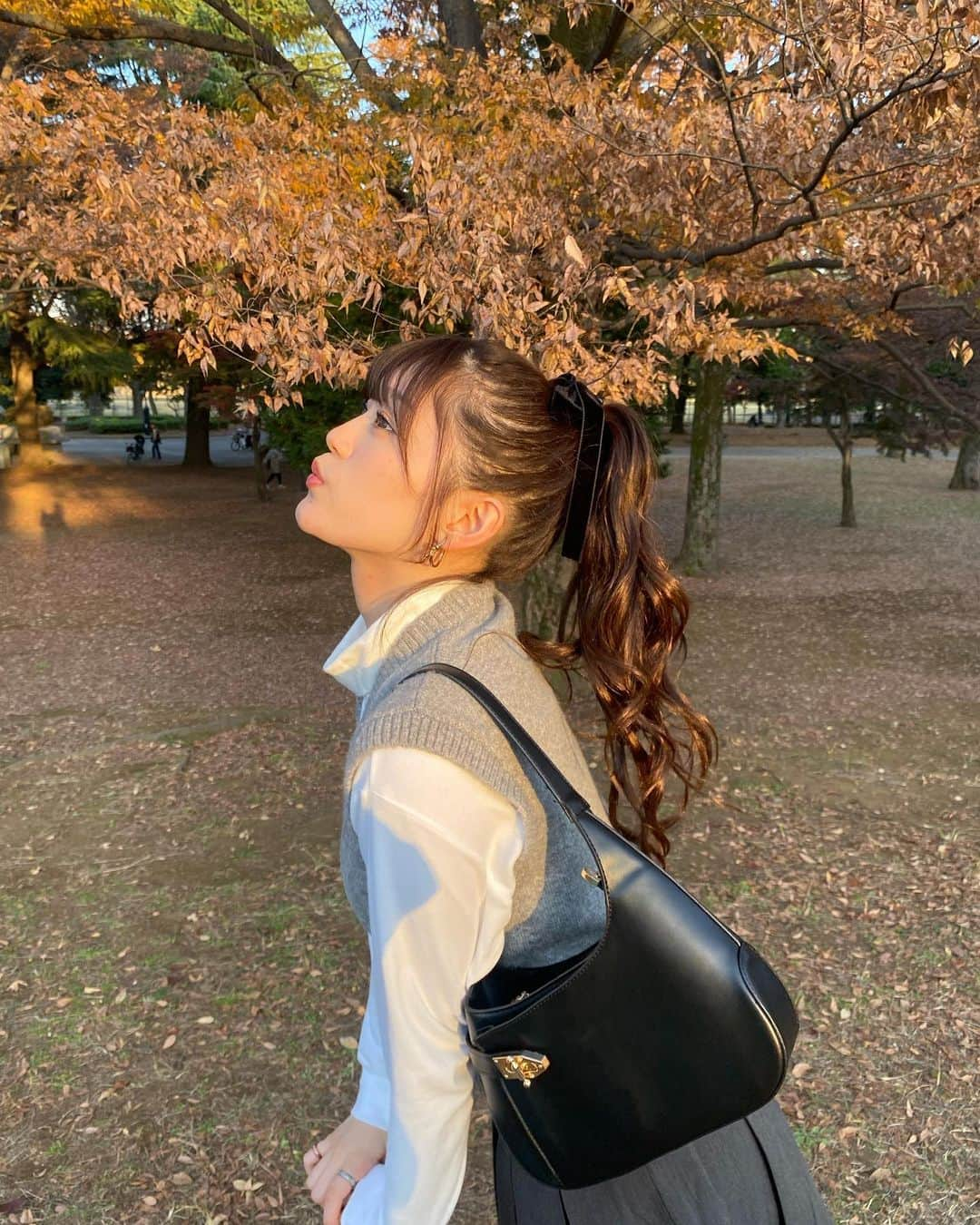 鈴木楓恋さんのインスタグラム写真 - (鈴木楓恋Instagram)「秋冬はポニーテールしたくなる🧡」12月4日 21時21分 - _karendayo_