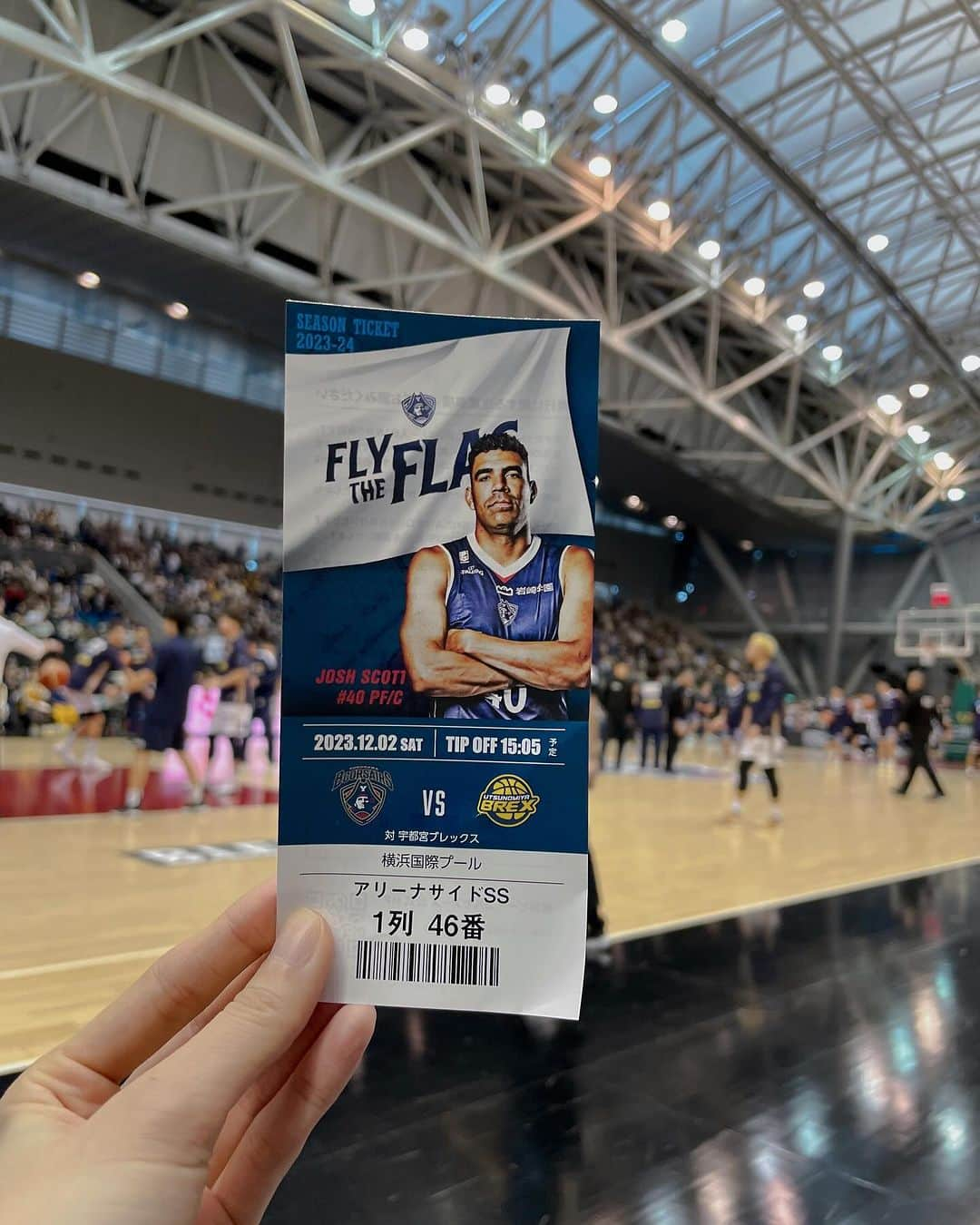 金子実加のインスタグラム：「横浜ビー・コルセアーズ🏀 @yokohama.b_corsairs  かなりレベル高い戦い⛹️‍♂️  めちゃくちゃ、かっこいい😎  #横浜ビーコルセアーズ #横浜 #横浜国際プール #spalding #bcorsairs #yokohama #横浜バスケ #バスケ #バスケットボール #試合 #プロバスケ #プロ #選手」