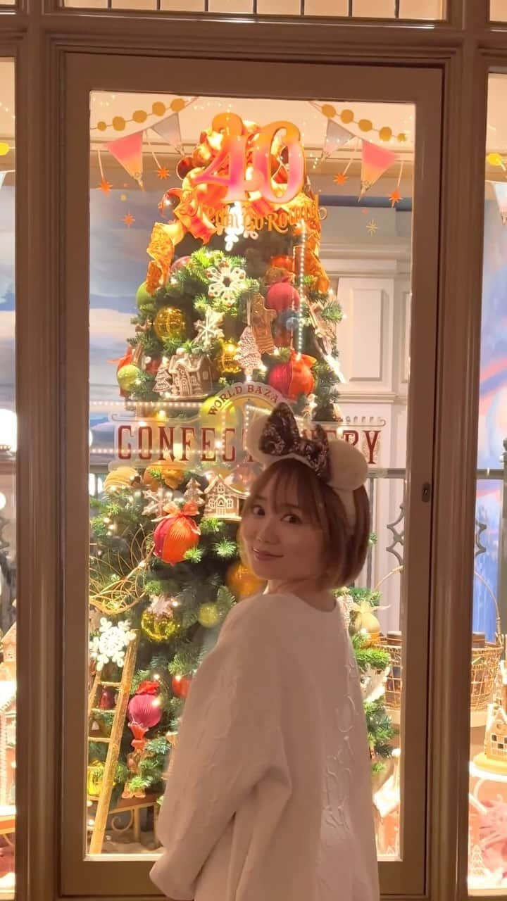 Roseのインスタグラム：「🎄✨🎄✨🎄  ランドはいつぶりだろう🌹 たくさん歩いて食べてXmasの雰囲気を満喫したよ💛 アトラクションは乗らずにずーっと歩き回って写真撮ってた✨  #2023ディズニーランド #ディズニークリスマス  #ディズニーランド #disneyland #christmas」