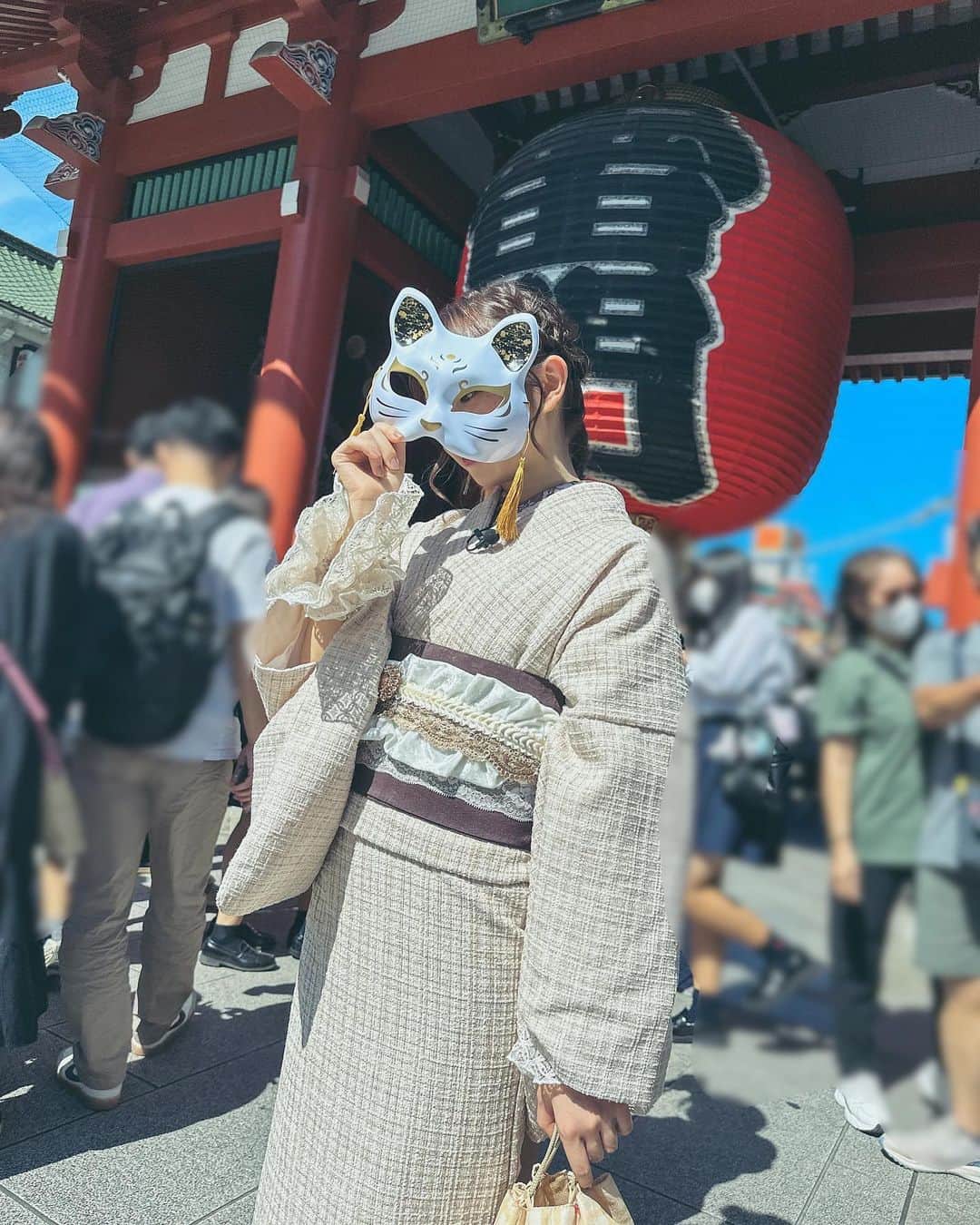 辻野かなみさんのインスタグラム写真 - (辻野かなみInstagram)「❤︎  ⁡ テレ朝動画logirl「ときめき♡プレシャス」観てくれてますか？😊 ⁡ おはると浅草デートした時の写真🎶 ⁡ 色違いの可愛い着物着たよ♡♡ ⁡ #浅草 #辻野かなみ　#かなみん　 #超ときめき宣伝部　#超とき宣 #𝗂𝗇𝗌𝗍𝖺𝗀𝗈𝗈𝖽 #𝗂𝗇𝗌𝗍𝖺𝗅𝗂𝗄𝖾 #𝖿𝗈𝗅𝗅𝗈𝗐𝗆𝖾 #𝗅𝗈𝗏𝖾 #데일리룩　#데일리룩코디　#패션	#오오티디 #데일리　#좋아요　#팔로우」12月4日 21時58分 - kanami_tsujino_official