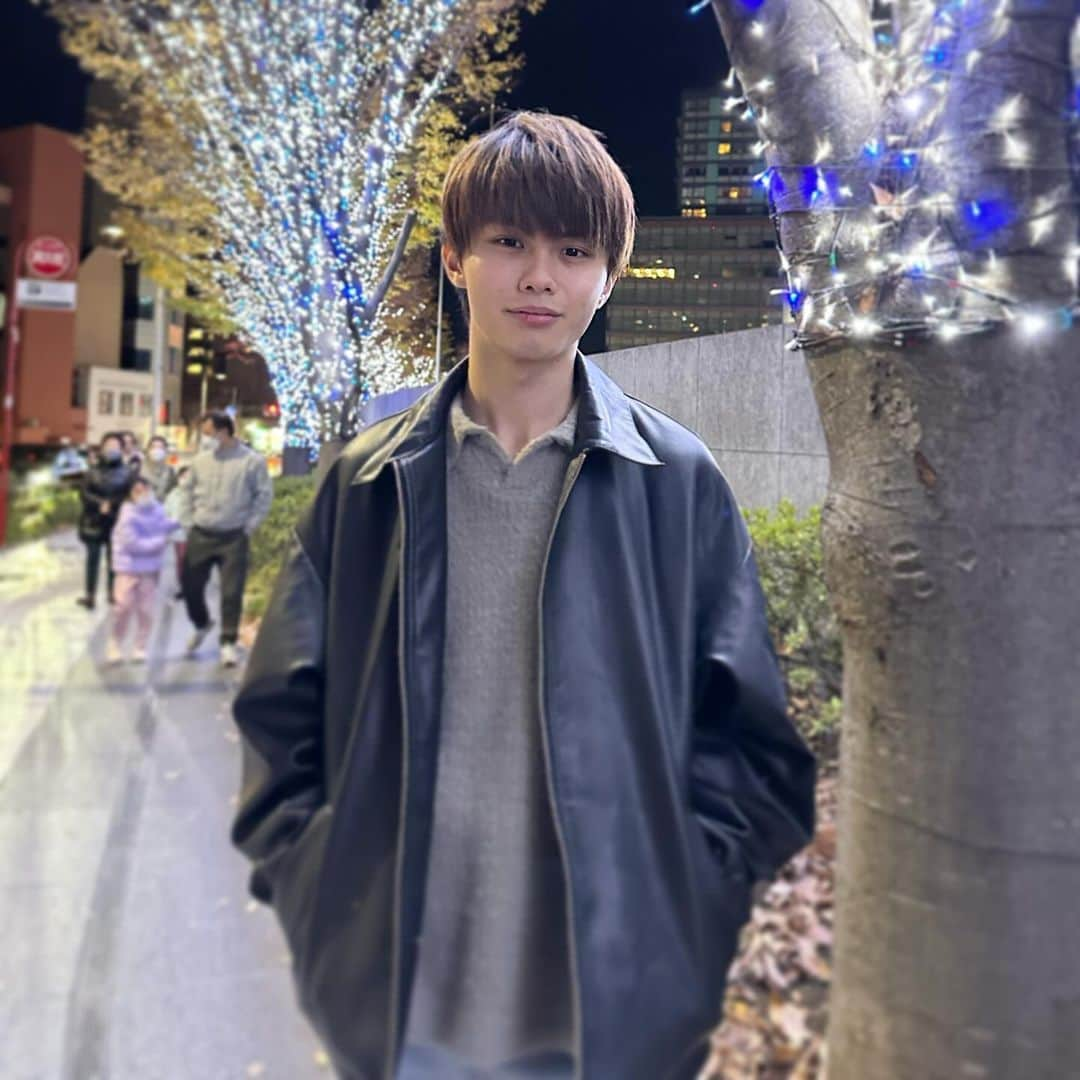 一ノ瀬将飛のインスタグラム：「この間イルミネーション見に行きました！🎄 もうこの季節になったの早いねー❄️  #イルミネーション #六本木ヒルズ #actor #俳優 #model #popteen #😍」