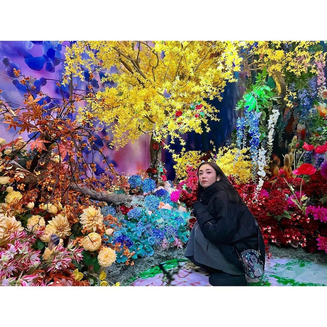 山谷花純さんのインスタグラム写真 - (山谷花純Instagram)「蜷川実花展 「Eternity in a Moment 瞬きの中の永遠」展覧会へ  揺蕩うって言葉がぴったりな空間に身を置き 自然と同化する女の強さと弱さを感じました。  ただただ、蜷川実花さんファン。 何度もお会いできている幸運な人生。 今だにきちんと会話出来たことがありません。 きっと、それがファン。  <会期> 2023年12月5日(火)〜2024年2月25日(日)  <会場> TOKYO NODE 45F GALLERY A/B/C  皆様是非。  #蜷川実花展eim #百万色の桃源郷へ #tokyonode  #蜷川実花  さん #大好きです」12月4日 23時11分 - kasuminwoooow