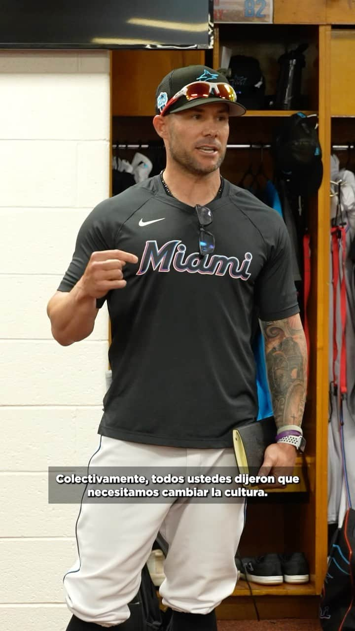 マイアミ・マーリンズのインスタグラム：「The New Standard Ep 1: Reset the Culture   @adtsecurity is happy to invite you inside the Marlins clubhouse.」