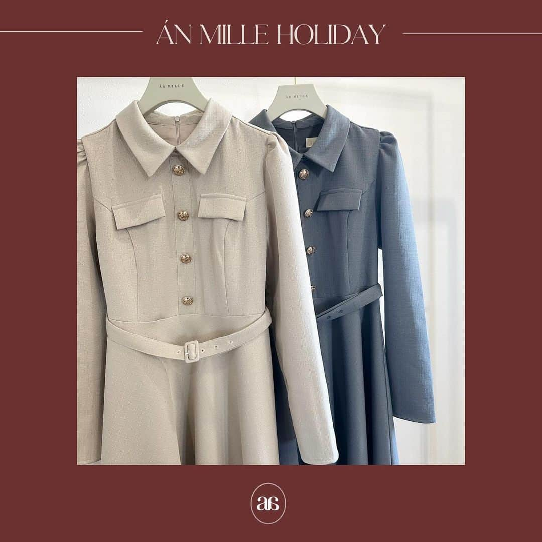 AnMILLEのインスタグラム：「Án MILLE Holiday🎄♡ ㅤㅤㅤㅤㅤㅤㅤㅤㅤㅤㅤㅤㅤ \ new item / #レディフレアミディOP ¥11,000 ㅤㅤㅤㅤㅤㅤㅤㅤㅤㅤㅤㅤㅤ  ㅤㅤㅤㅤㅤㅤㅤㅤㅤㅤㅤㅤㅤ #アンミール #anmille」