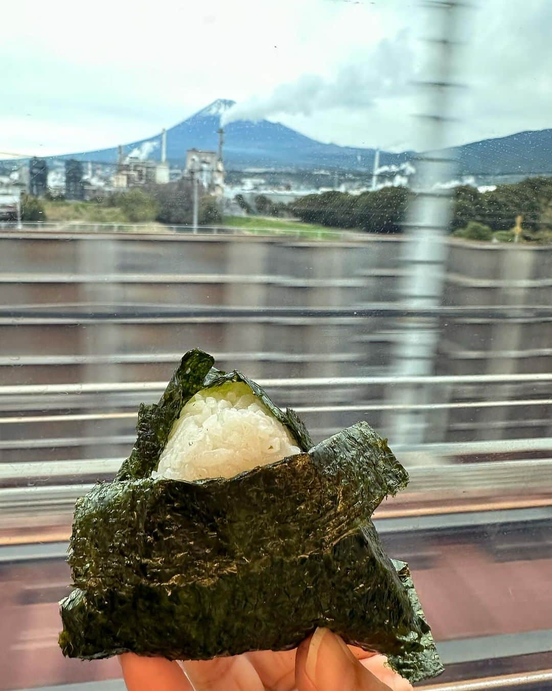 小谷あゆみさんのインスタグラム写真 - (小谷あゆみInstagram)「おはよう！おにぎり旅 新幹線ひかりで浜松へ ぐるなび総研の発表した　#今年の一皿  #ご馳走おにぎり　が選ばれたそう #onigiri は世界共通語にー この前訪ねた鳴子米プロジェクトのリーダーは、おにぎり戦国時代だと言ってた 権兵衛の社長の言葉だって おにぎりは闘いよりハーモニー！ おにぎりシンフォニーが似合うよね おにぎりはご馳走も世界も何もかも包み込む おにぎりインクルージョン さて、今日のおにぎりはどんな気分？ おにぎりの具あてクイズーー！ 奮ってコメントお待ちしまーす 品川駅で購入 国産米使用」12月5日 9時12分 - vegeanaayu