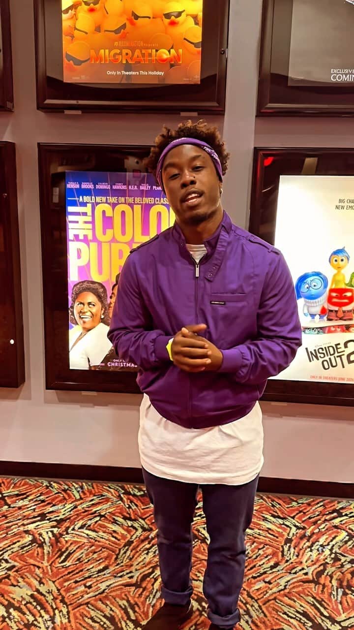 WilldaBeastのインスタグラム：「#theColorPurple @thecolorpurple   Movie 🍿 premiere   X @membersonlyusa new merch  make sure you go to their website to check out all that they have online 🔥🔥🔥」