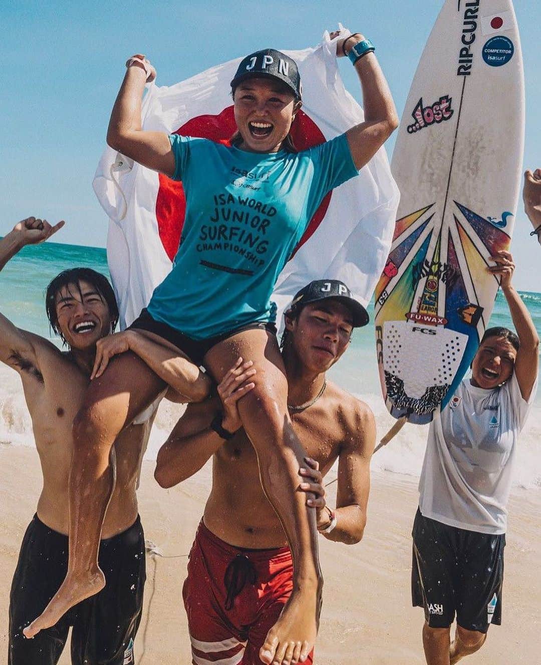リップカールさんのインスタグラム写真 - (リップカールInstagram)「The future of surfing…  Congratulations to your new @isasurfing Junior World Surfing Champions... @hans_odriozola & @anon_matsuoka! 🏆⁠   Anon’s victory marks Japan’s first-ever gold medal, while Hans becomes the first World Junior Champion for Spain.   Special mention to @lukas_skinner, @edenwalla_ & @kaiodriozola on their inspiring performances. ⁠ ⁠ Hans Odriozola 🇪🇸 Boy’s U16 World Champion. ⁠ Anon Matsuoka 🇯🇵 Girl’s U18 World Champion.⁠ Lukas Skinner 🏴󠁧󠁢󠁥󠁮󠁧󠁿 Boy's U16 2nd in the World.⁠ Eden Walla 🇺🇸 Girl's U16 3rd in the World. ⁠ Kai Odriozola 🇪🇸 Boy’s U18 3rd in the World.⁠ ⁠ Images by: ⁠ @pablofrancostudio @pablojimenez_photo @jersson_barboza_photos @waterworkmedia⁠ ⁠ #RipCurl #ISASurfing #ISAWorldSurfingJuniorChampionship #Surfing」12月5日 9時30分 - ripcurl