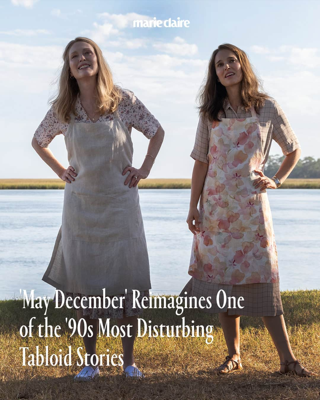 マリクレールのインスタグラム：「If the premise of 'May December' seems familiar, that’s because it is—taken straight from one of the most headline-making stories of the ‘90s.   Todd Haynes's new film, starring #NataliePortman, #JulianneMoore, and #CharlesMelton, is loosely based on the story of Mary Kay Letourneau, a beloved 35-year-old Seattle-area schoolteacher, who had become pregnant by Vili Fualaau, her then-13-year-old student with whom she’d been having sex for nearly a year.   The story was the prime focus of tabloid media for months, enshrining the scandal in cultural memory. For those wondering how much of #MayDecember's fictionalized tale differs from the real-life scandal, @quinciwho breaks down the true story that inspired the movie at the link in bio. photo: @netflix」