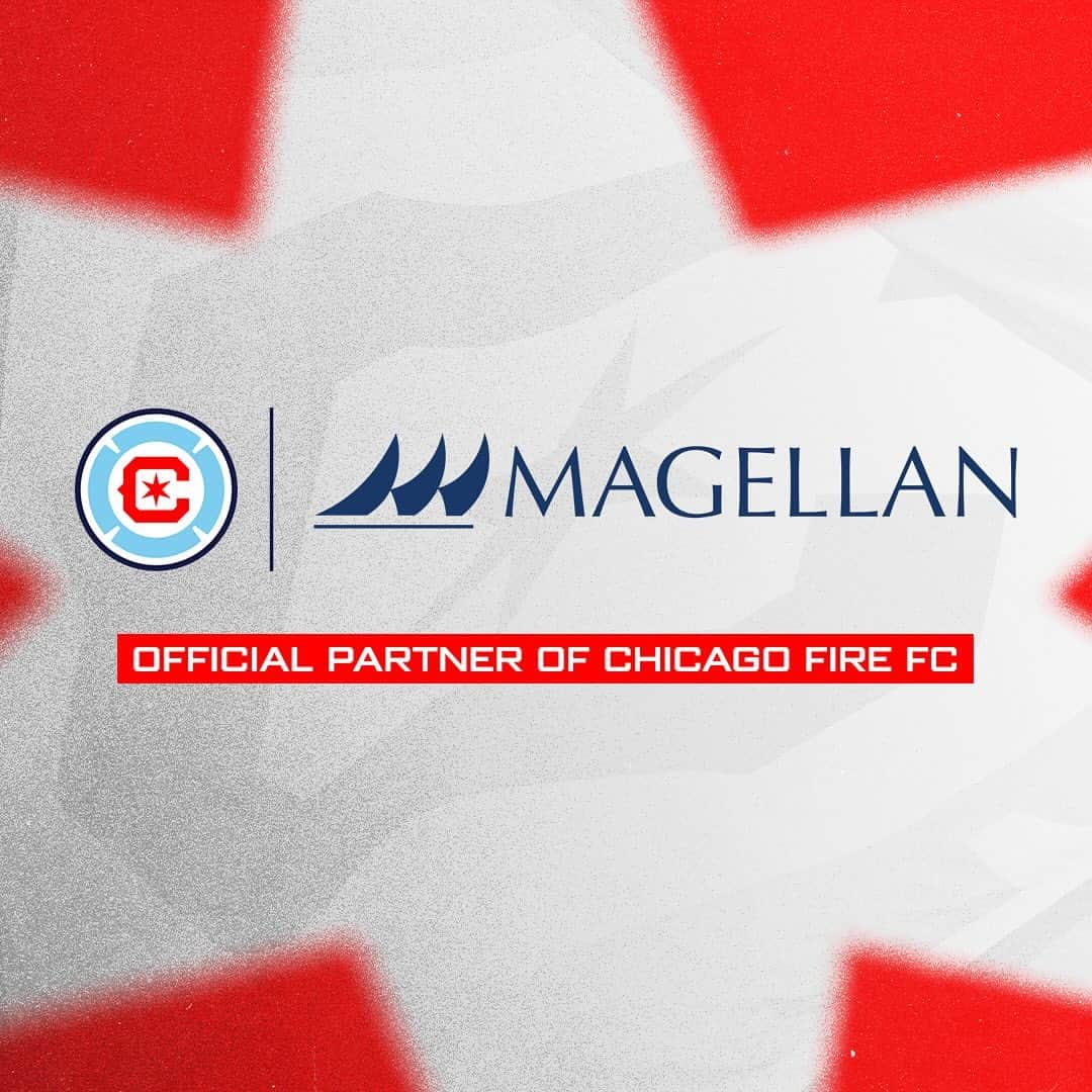シカゴ・ファイアーのインスタグラム：「Chicago Fire FC is proud to welcome back Magellan as our official partner.  🔗 in bio for more.  #cf97 | #MagellanCorp」