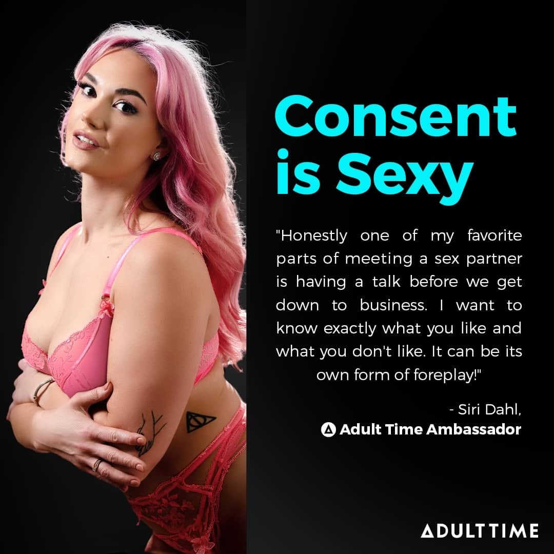 サラ・ラブさんのインスタグラム写真 - (サラ・ラブInstagram)「Adult Time Ambassador @praisebesiri shares why she thinks Consent is Sexy 😇」12月5日 2時33分 - adulttimecom