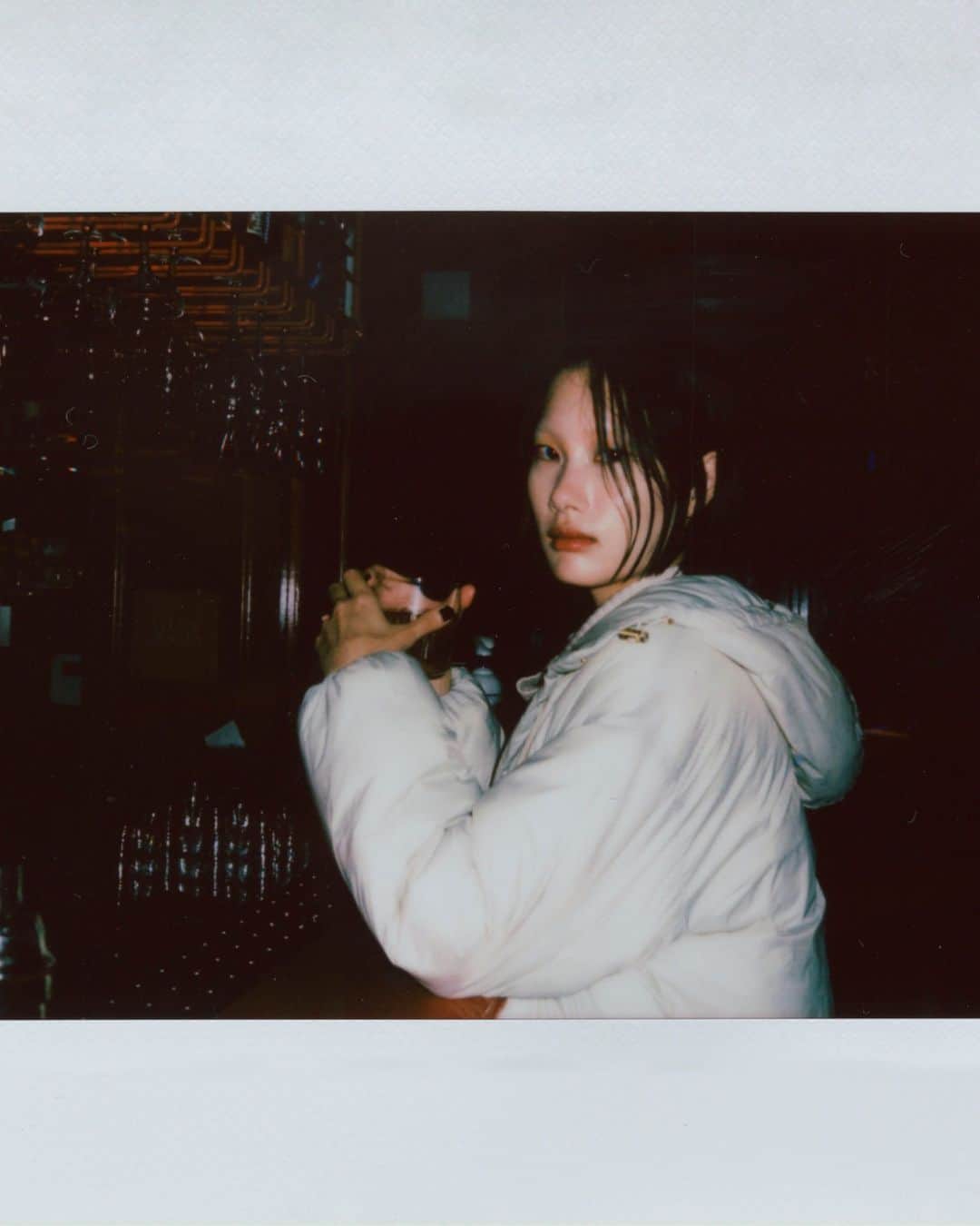 ジョルジオアルマーニのインスタグラム：「Party polaroids⁣ ⁣ Stylist @marcgoehring⁣ Model @heychill__」