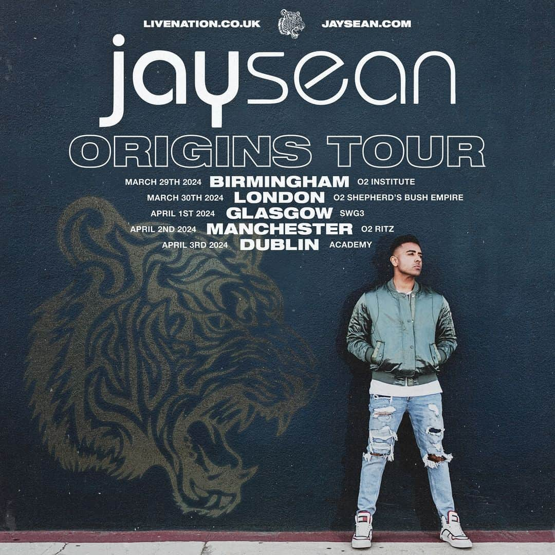 ジェイ・ショーンのインスタグラム：「Youve been asking for it…I heard you! Let’s go UK and Ireland ! 💥🙌🏽 can’t wait to come back to where it all began- all the songs that made me, all the songs you love and more😜 #tour #jaysean #rnb #panjabi #livemusic」