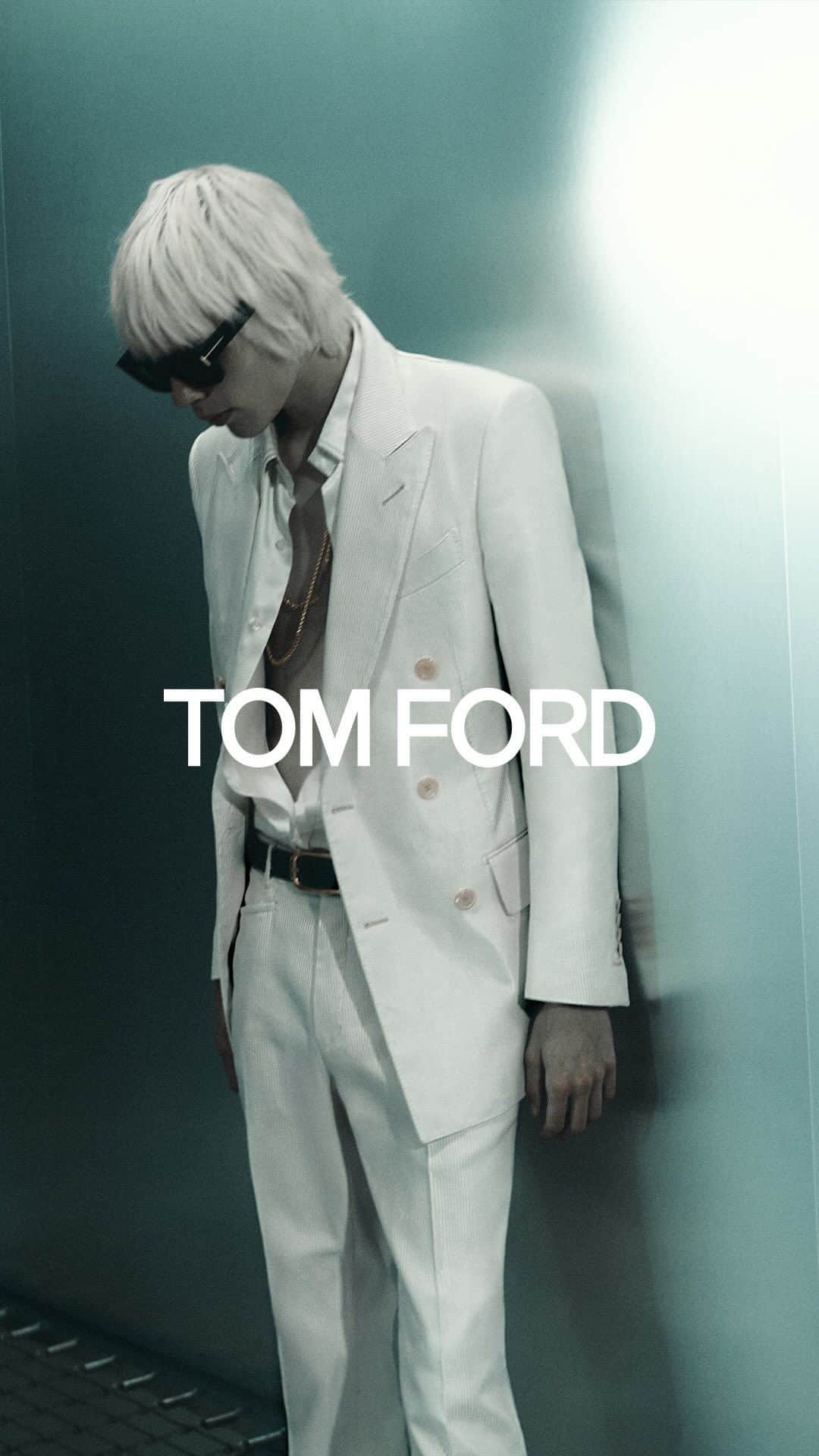 トムフォードのインスタグラム：「SPRING 24   CREATIVE DIRECTOR: PETER HAWKINGS PHOTOGRAPHER: ROBIN GALIEGUE   #TOMFORDSPRING24 #TOMFORD」