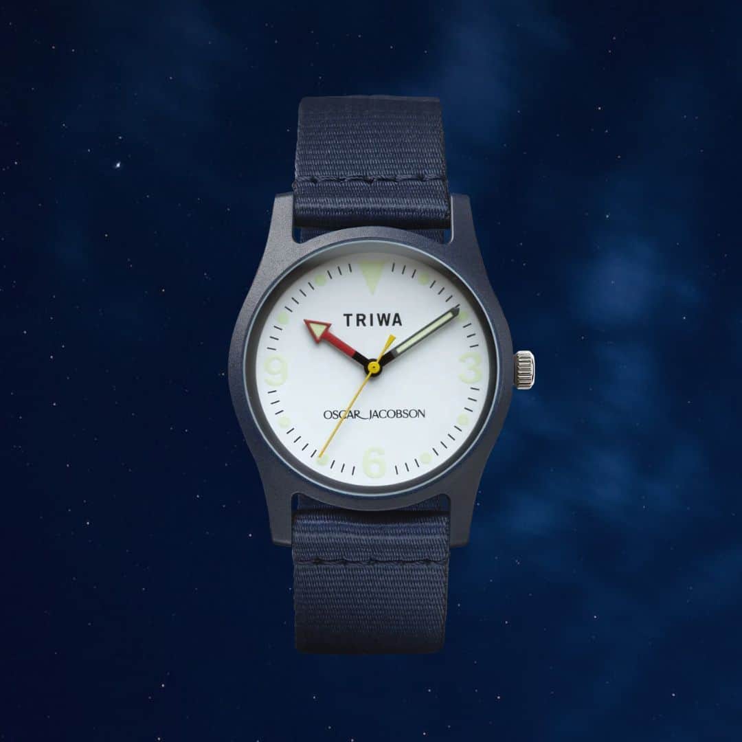 TRIWAさんのインスタグラム写真 - (TRIWAInstagram)「TRIWA x Oscar Jaboson💙  A collaboration we are very proud of. A watch that combines sustainability, luxury, and a clean design.  Perfect for special occasions, but also suitable for everyday use.」12月5日 4時19分 - triwa