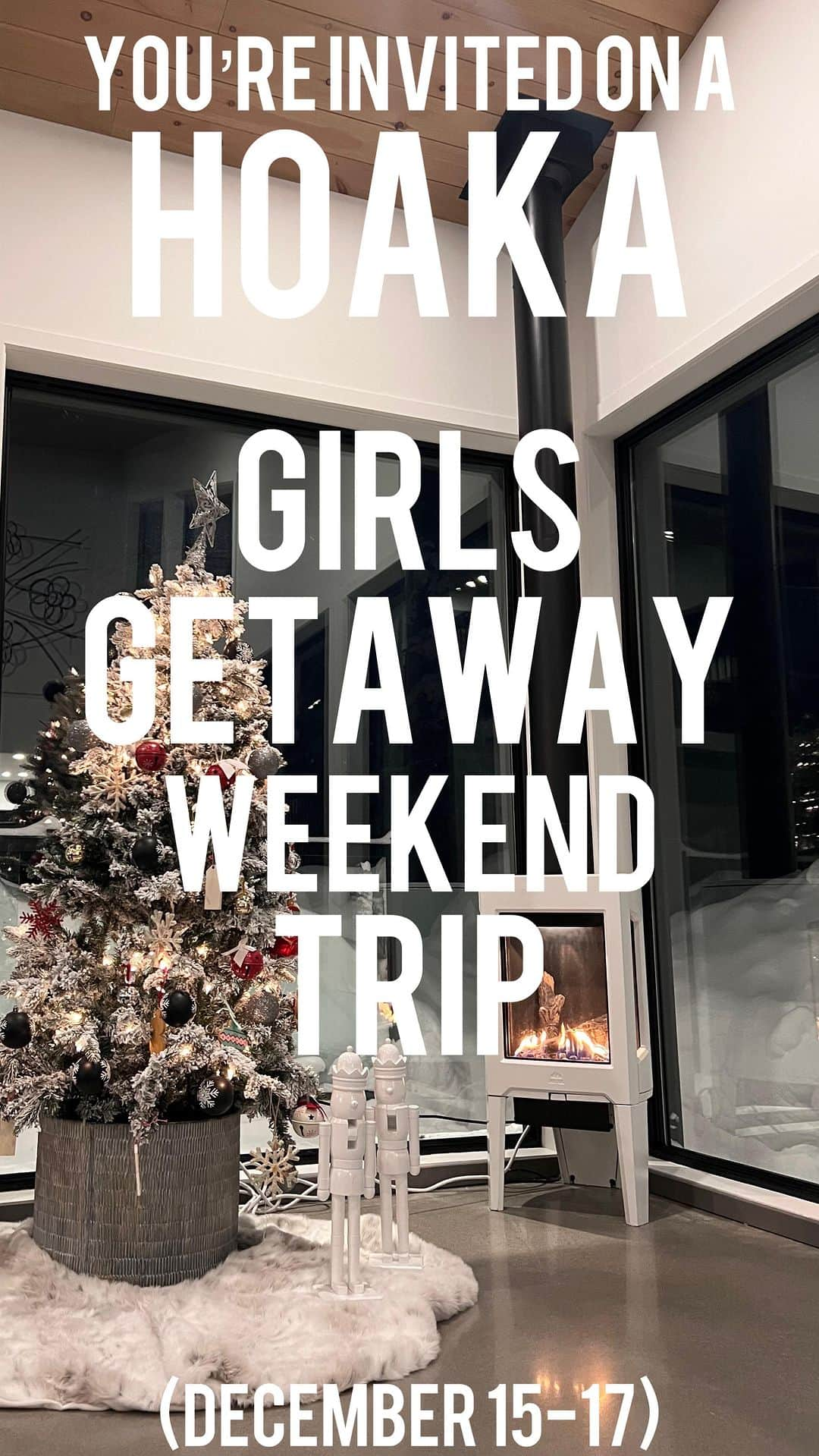 Elisabeth Riouxのインスタグラム：「*giveaway over, winner is PINNED COMMENT* 🎄  WIN A GETAWAY WEEKEND UPNORTH WITH US 🍷💫🎄🎁❄️  It’ll be our first “Mini Hoaka Girls Trip” close to where I live & I’m sooo excited for this format 🥹 I love that we’ll get to do a mini trip where our comfy Apparel will probably end up being the most used Hoakas on the trip, I’m so used to warm destinations ✈️   If you want to participate, all you need to do is:  - follow @hoaka_swimwear , @hoaka_apparel & @le_zenhouse ✨ - Comment any emoji that gives you a “girls weekend vibe” (1 COMMENT = 1 PARTICIPATION, no limit!) 🫕  - Send this reel in direct message to the person you want to bring ! 👯‍♀️  Super easy as we like to make these ! The giveaway is open internationally but we do not cover the travel expenses, but we cover EVERYTHING from the moment you arrive to the cottage 🫶🏼  I know it might not be possible for everyone to participate since the destination is in Canada, but don’t worry we’ll have more travel giveaways like our usual Hoaka Girls trip where we pay all travel expenses ✈️💞」