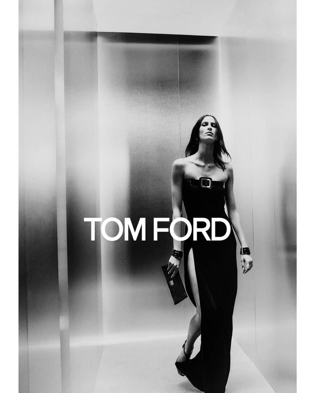 トムフォードのインスタグラム：「SPRING 24   CREATIVE DIRECTOR: PETER HAWKINGS PHOTOGRAPHER: ROBIN GALIEGUE MODEL: JEANNE CADIEU   #TOMFORDSPRING24 #TOMFORD」