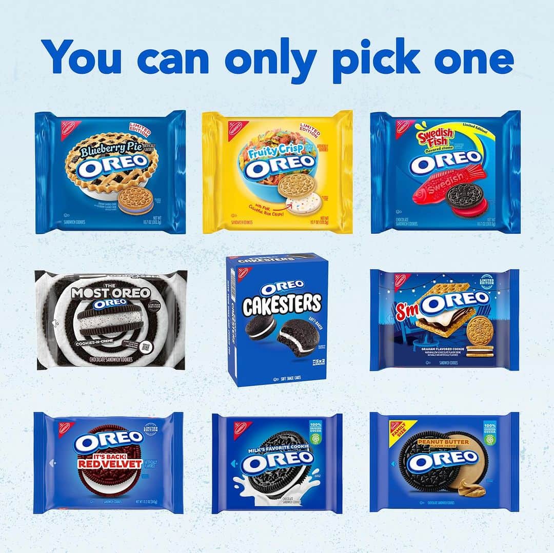 OREOのインスタグラム：「Sorry, we don’t make the rules」