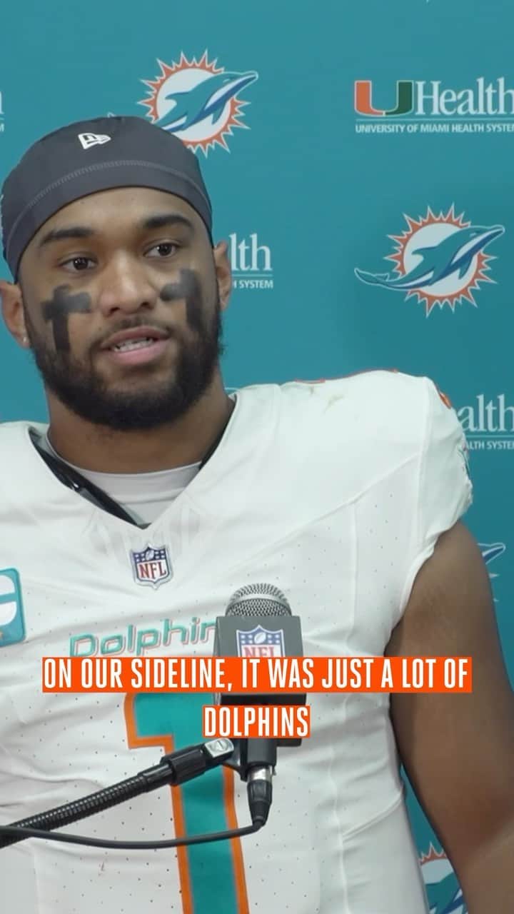 マイアミ・ドルフィンズのインスタグラム：「Fins Fam showed out in the DMV 🫶」