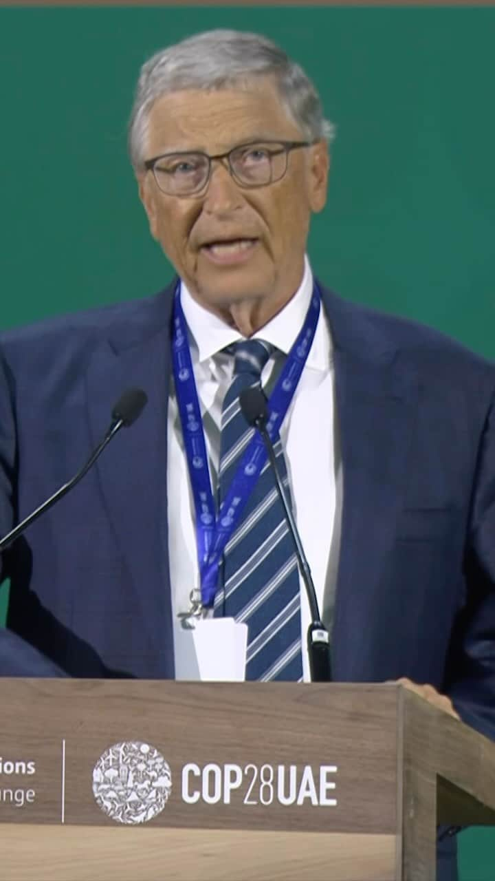 ビル・ゲイツのインスタグラム：「By investing in innovation that works for everyone, we won’t just keep the planet livable. We will make it a better place to live.」