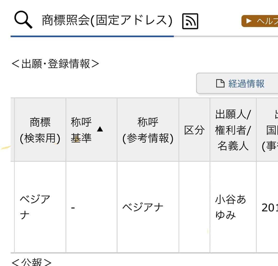 小谷あゆみのインスタグラム：「おはようございます #ベジアナ の商標登録を2014年にしてから10年たち、延長の手続きが必要だと弁理士さんから連絡が来た。  弁理士に依頼すると合計7万円円、 自分で特許庁へ行ってもいいよと言われ、32,000円の印紙でできるそうー 自分でできるんですかねー⁉️ 詳しい人教えてーー！ 東京特許許可局×3」