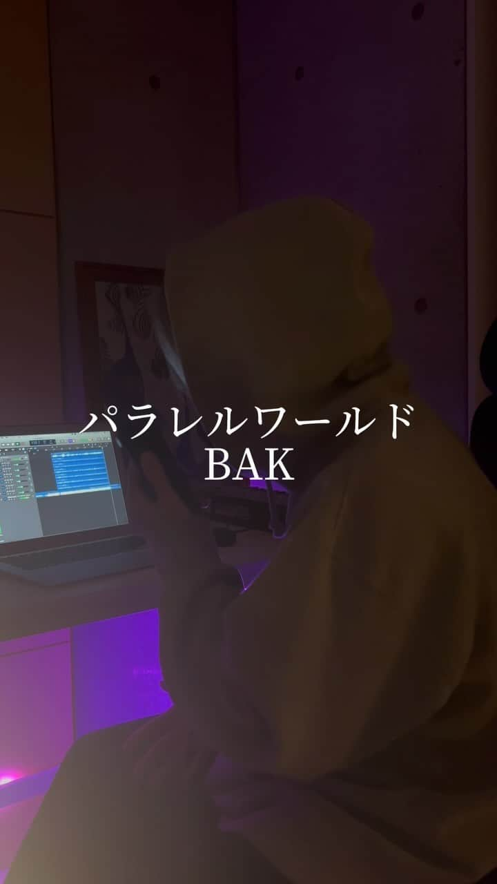 永長壱晟のインスタグラム：「パラレルワールド/BAK #cover #bak #歌ってみた #music #instagram #singer」