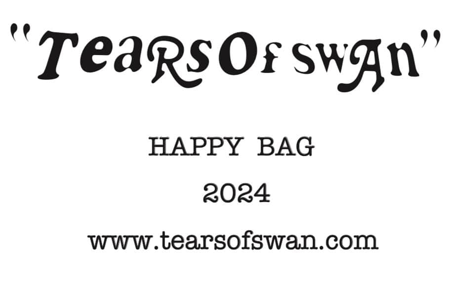 白鳥雪之丞のインスタグラム：「Tears of Swan HAPPY BAG 2024、webshop限定でオーダー開始です!!  予定数に達し次第終了になりますので宜しくお願い致します!!  https://tears-of-swan.shop-pro.jp (2024年1月1日着)  @tears_of_swan  #tearsofswan  #happybag  #mens #womens #福袋」