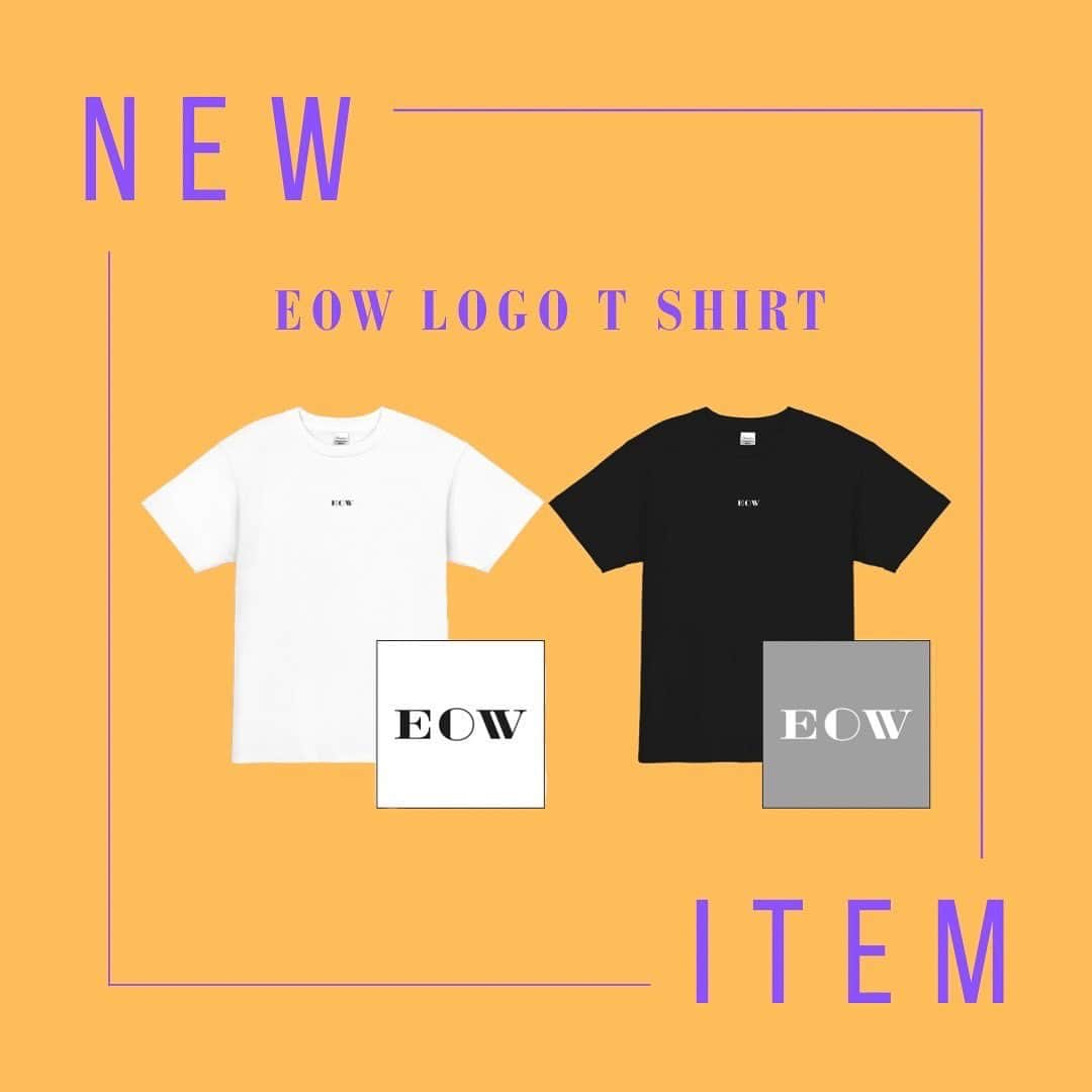 EOWのインスタグラム：「【NEW GOODS】 EOW LOGO T SHRT ¥3,500 サイズ：M / L / XL」