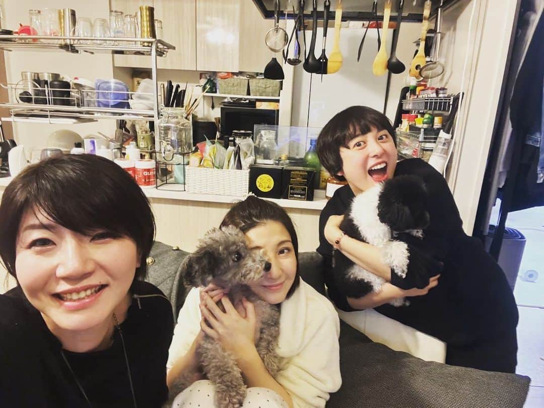西丸優子のインスタグラム：「昼も夜も仲良しに会って楽しい１日❤️」