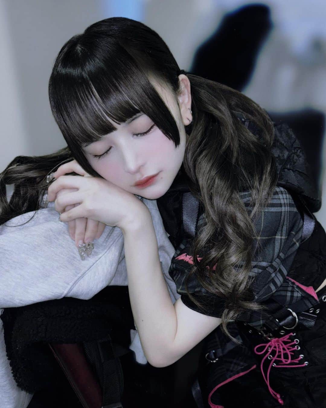 池田菜々（ななちゃむ ）のインスタグラム：「ぴんくの眠り姫🎀🎶」