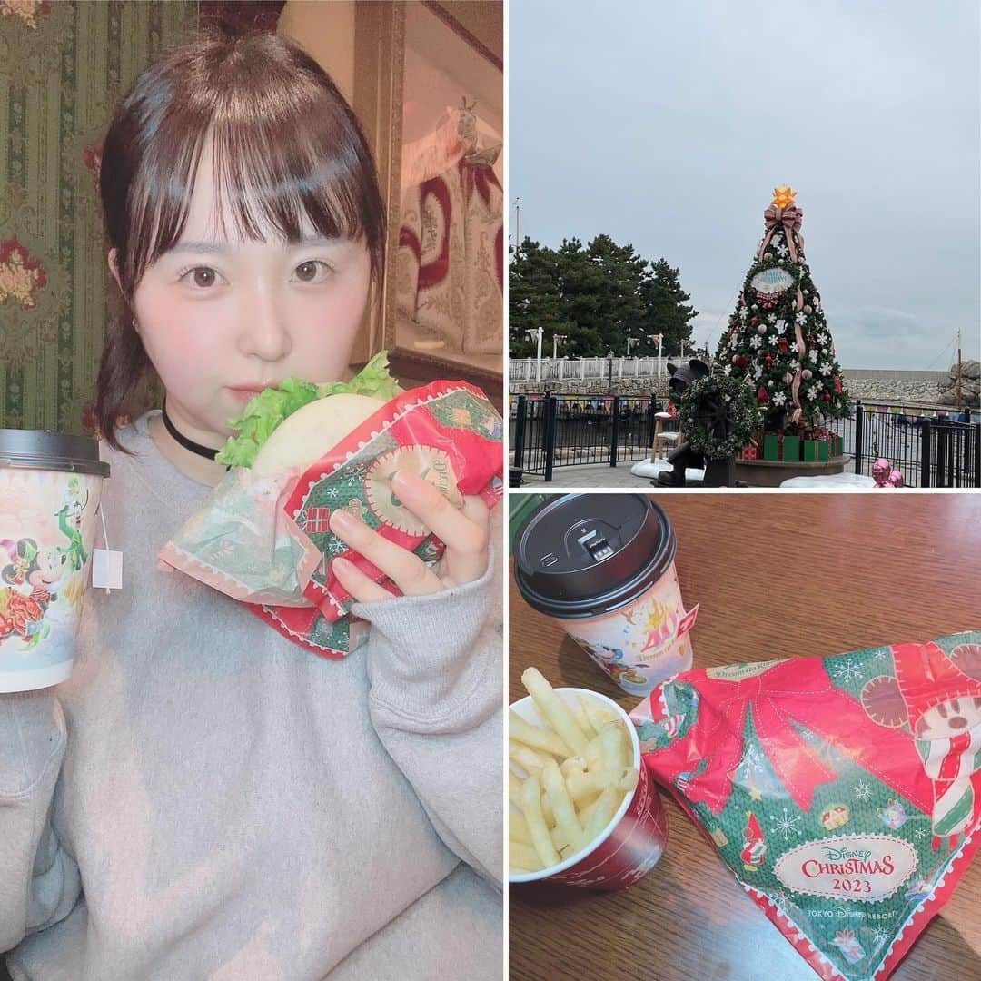 上田ミルキィさんのインスタグラム写真 - (上田ミルキィInstagram)「🥪🥬🍅 𝙳𝙸𝚂𝙽𝙴𝚈𝚂𝙴𝙰 🛷🎅🎁🎄」12月5日 19時25分 - milky.ueda1023