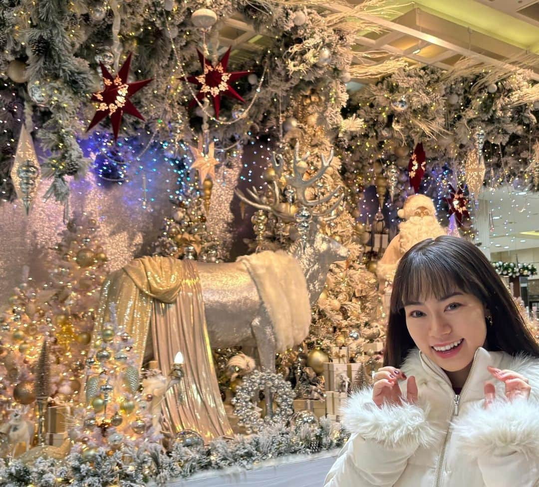 矢内井玲奈のインスタグラム：「おはようございます☀️  もう12月！クリスマスまであと20日！ 皆さんいかがお過ごしですか？  私は卒業論文の執筆に追われています🏃‍♀️ 終わったらクリスマスらしい場所に出掛けたいなぁ🎄  #もういくつ寝ると #クリスマス」