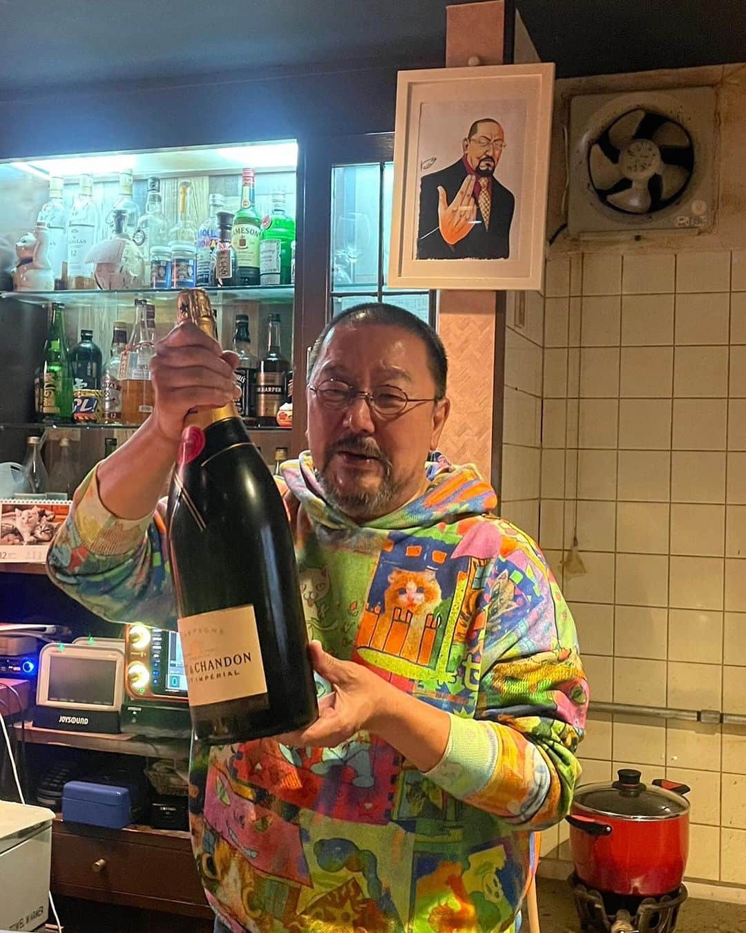 マグナム北斗のインスタグラム：「阪神優勝記念で、これを飲みました。」