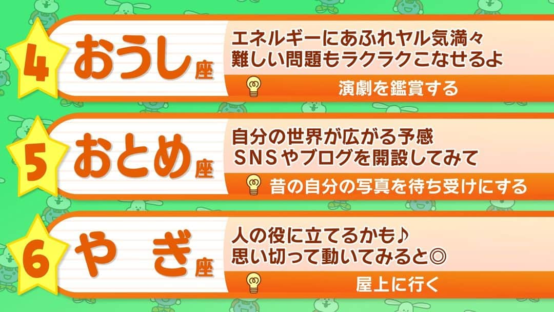 ABCテレビ「おはよう朝日です」さんのインスタグラム写真 - (ABCテレビ「おはよう朝日です」Instagram)「きょうのあなたの運勢は⁉️  #おは朝 #占い」12月5日 11時47分 - ohaasaofficial