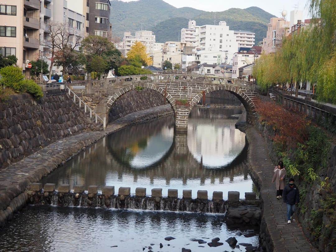 ブリッジマン遊七さんのインスタグラム写真 - (ブリッジマン遊七Instagram)「修学旅行で長崎へ  1日で大浦天主堂や、平和公園などいろんなところを観光しました！  長崎は建物の一つ一つが美しいものばかりで、とっても楽しいです💕  まだ帰りたくないよ〜！！」12月5日 11時49分 - yunabridgman