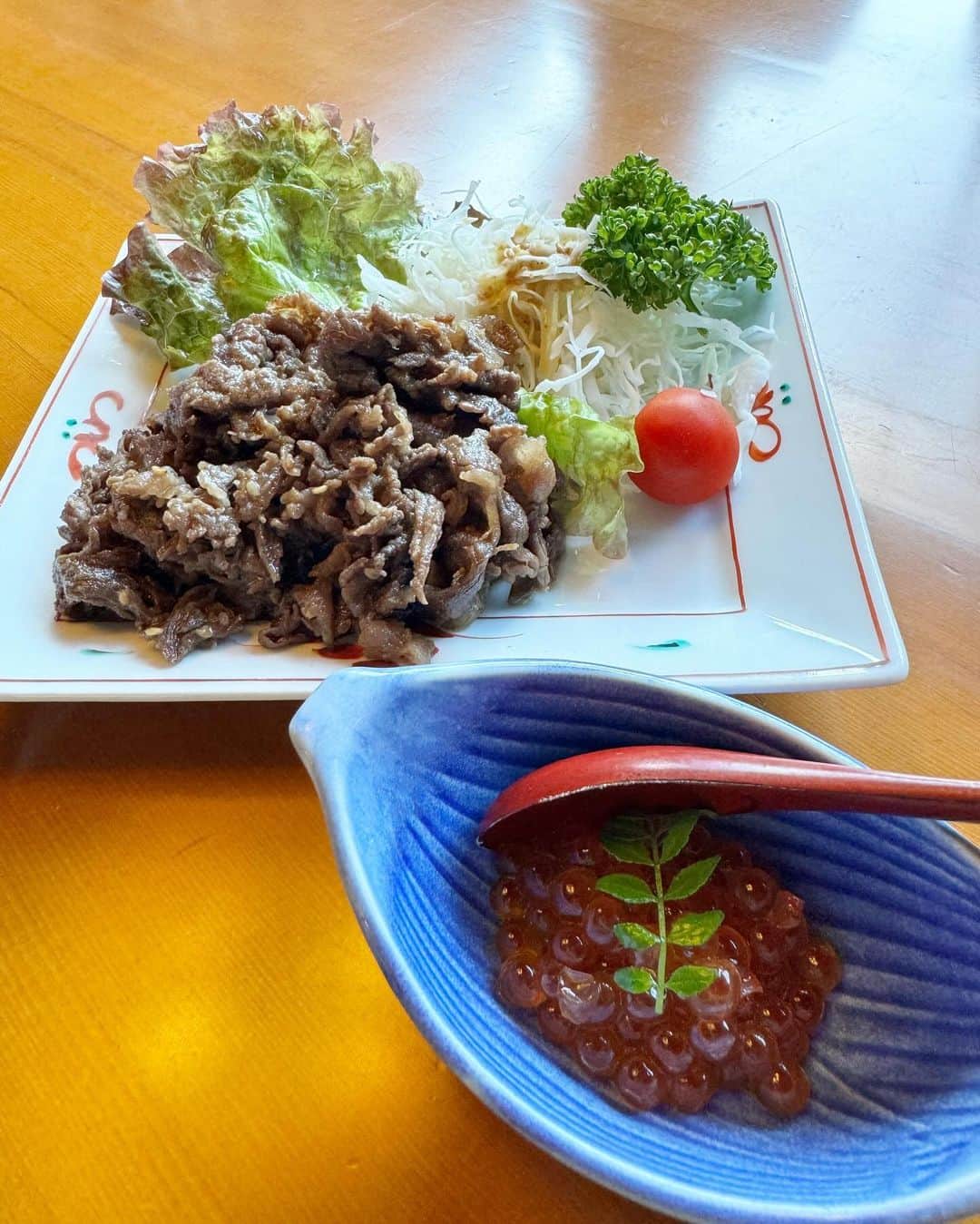 岩根沙恵子?さえみるさんのインスタグラム写真 - (岩根沙恵子?さえみるInstagram)「🍚𝕃𝕦𝕟𝕔𝕙 𝕥𝕚𝕞𝕖 😋 #さえみる三重  伊勢撮影のお昼ご飯は大好きな和食💓  おかげ横丁の、伊勢のご馳走が食べられる 【野あそび棚】へ行ってきました🍽️💗 @okage.noasobidana.official   ✔︎伊勢どり米粉揚げ ¥1,400- 土鍋かまど炊きごはん/季節の汁もの/副菜/漬物 土鍋ごはん好きすぎてあったら頼んじゃう•••🤤✨ ここのはほわっとした食感ではなく 少し固めではあったかな？  何より！一汁三菜って最高！ 自然とバランスよく栄養を摂取しやすくなるの♩ 私も自炊の時は副菜は3つは作るようにしてます☺️  今回は単品でいくらと松坂牛焼肉、だし巻き卵も みんなでシェアして食べました♪  テラス席はわんちゃん同伴可能です🐕  📍野あそび棚 三重県伊勢市宇治浦田1-11-5 0596-25-2848 11:00～17:00（LO16:30）  #伊勢神宮 #伊勢神宮おかげ横丁 #野あそび棚 #伊勢グルメ #三重県グルメ #三重ランチ #伊勢ランチ #三重 #厚焼き卵 #食べ歩きグルメ #五十鈴川 #五十鈴川カフェ #かまどだきご飯 #土鍋ごはん #いちじゅうさんさい #一汁三菜 #管理栄養士 #だし巻き卵 #犬同伴可 #犬同伴ok」12月5日 12時39分 - saemiltiii
