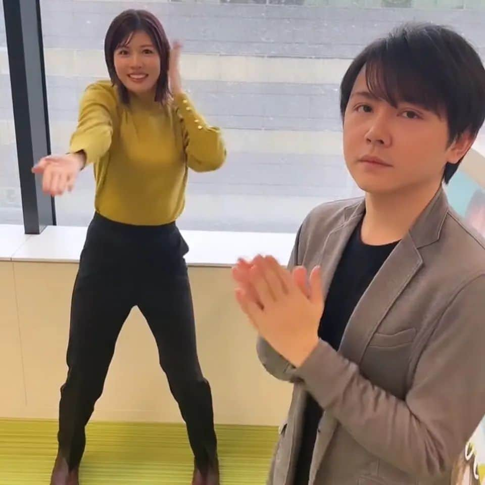 北海道テレビ「イチオシ！モーニング」のインスタグラム：「🪭 イチモニ！公式 #TikTok に田口彩夏と平日のニュース担当 藤澤達弥 が登場✨✨  イチモニ！公式Instagramのプロフィール欄にTikTokへのリンクがあります📌 @htb_ichimoni   表情が面白い藤澤アナにも大注目🌝😉 田口アナも完璧です✊🏻🤍  ☃️ #イチモニ #ichimoni #田口彩夏 #藤澤達弥 #北海道 #のりのりまさのり #ノリノリまさのり #ダンス」