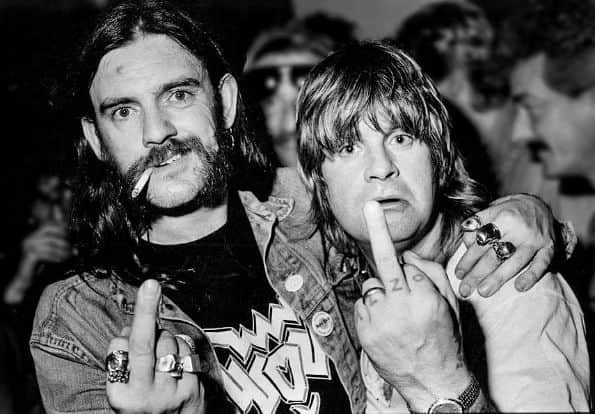 スラッシュのインスタグラム：「Credit to @officialmotorhead To one of the greatest rock'n'roll rebels ever, Happy Birthday to our dear friend @ozzyosbourne  iiii]; )'」