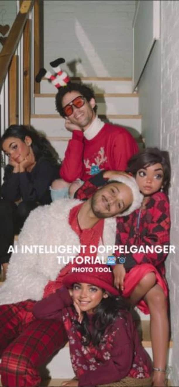 BeautyPlusのインスタグラム：「When you Christmas-ify your squad with #AIavatar tool 🤩🤩🤩 #fyp #pov #aesthetic #beautyplusapp」