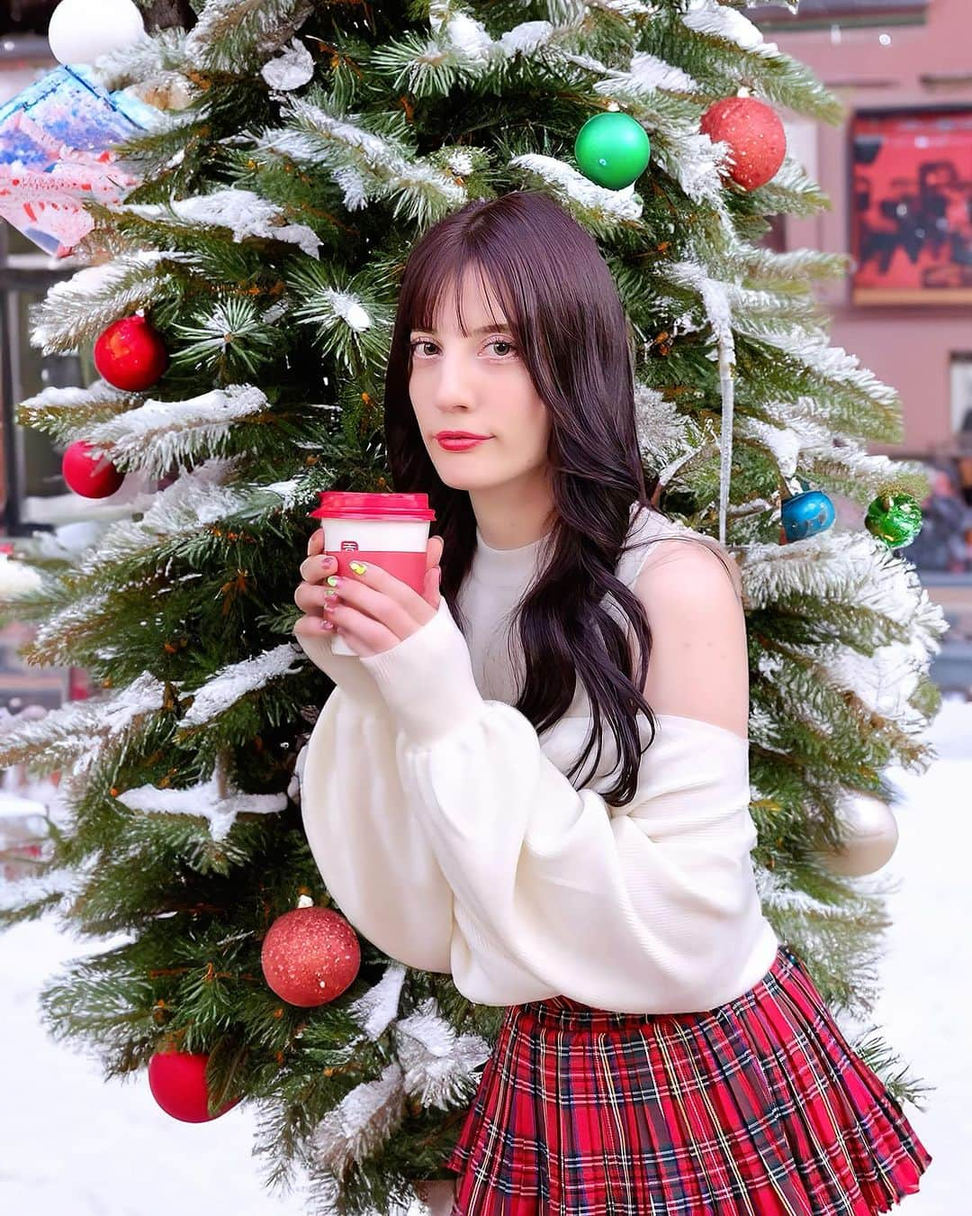 大濠ハンナのインスタグラム：「もう12月🎄この季節はワクワクが止まらない〜🎵」