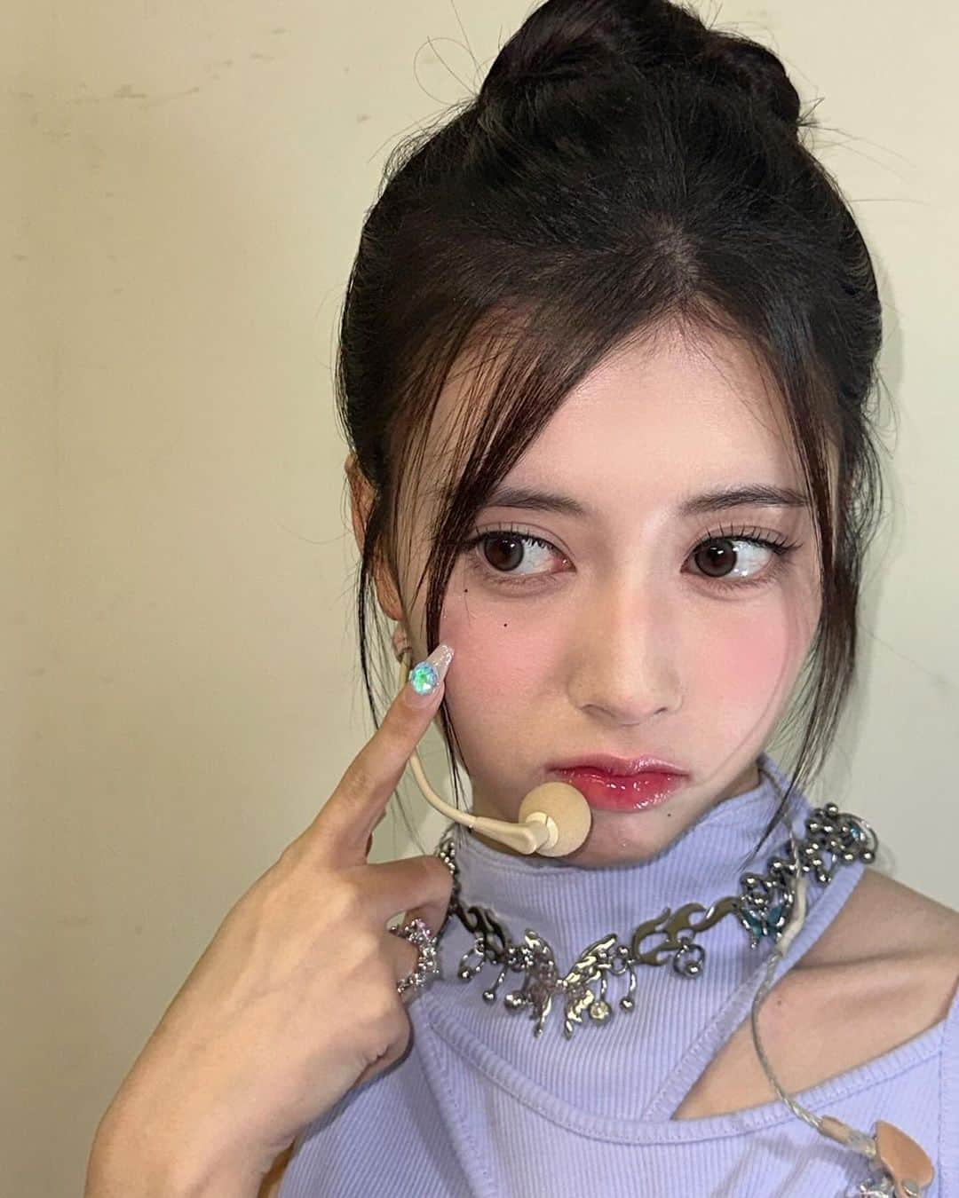 NiziUのインスタグラム：「purple   #NiziU #RIMA #MAMA」