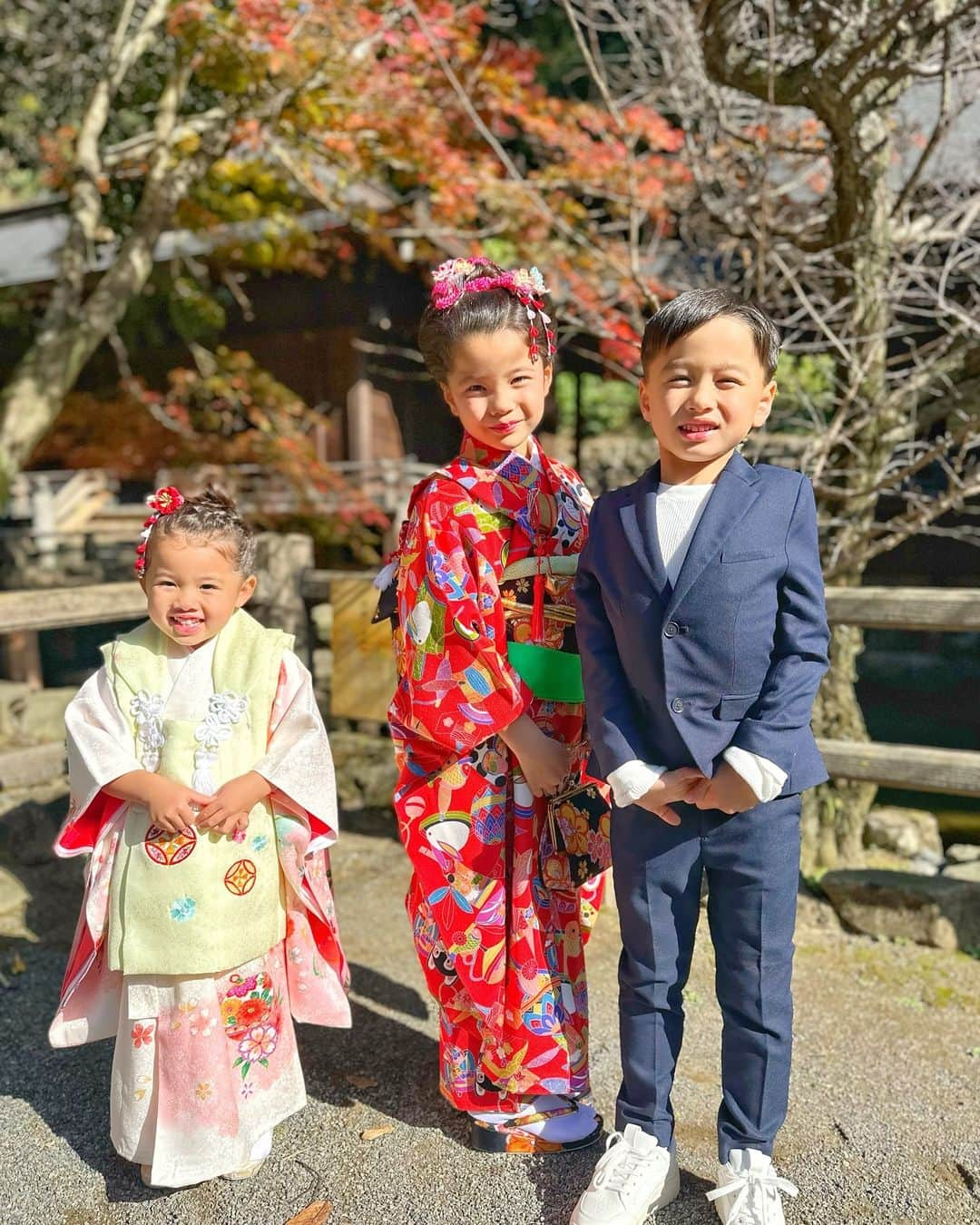 エリナ シルカのインスタグラム：「七五三❤️」