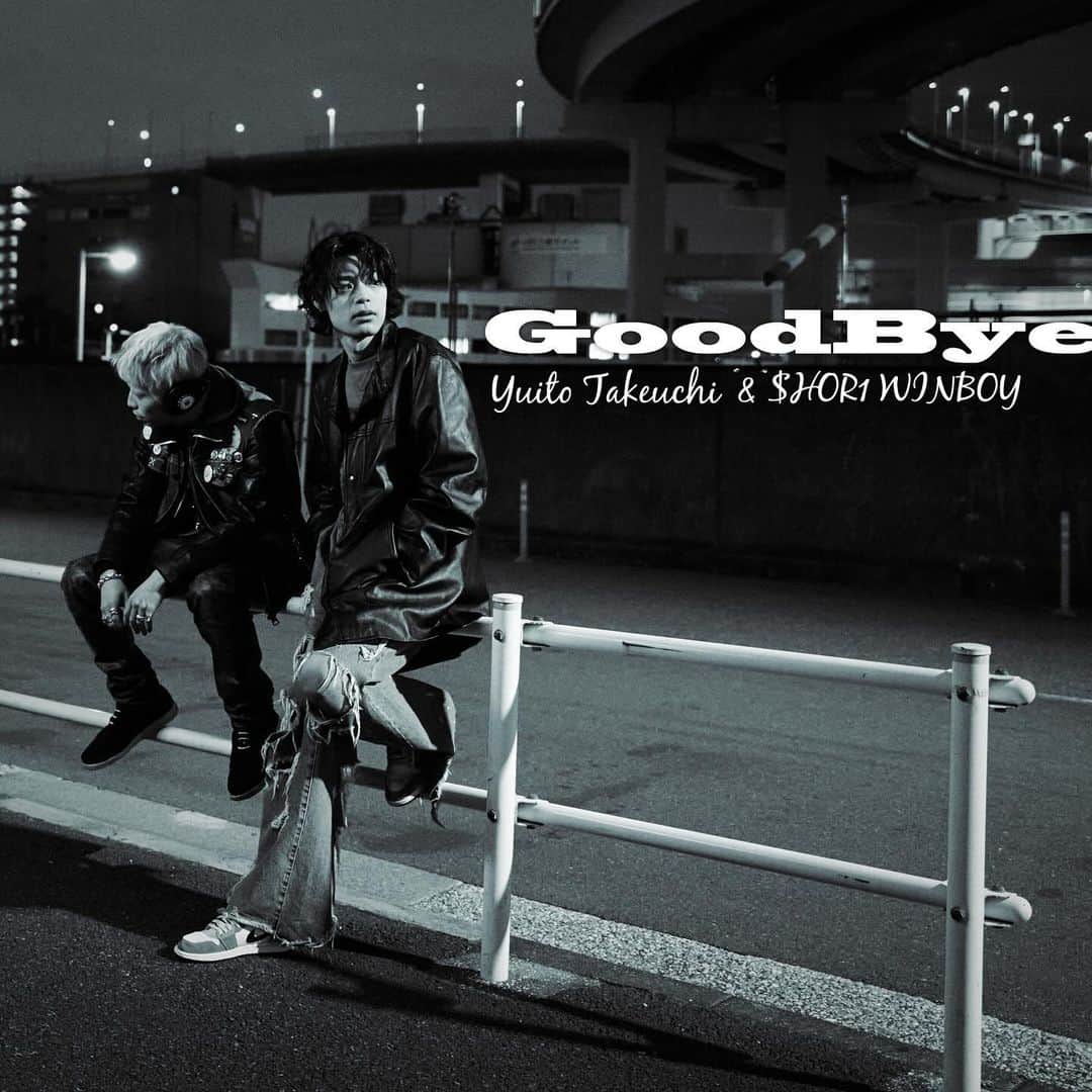 竹内唯人のインスタグラム：「MIRAI配信から約3年経ってやっと2人でrelease出来る😞 "Good Bye"沢山聴いて欲しい  $HORIいつもありがとう🫶🏼  12/6 0:00 release MVも見てね🧐」