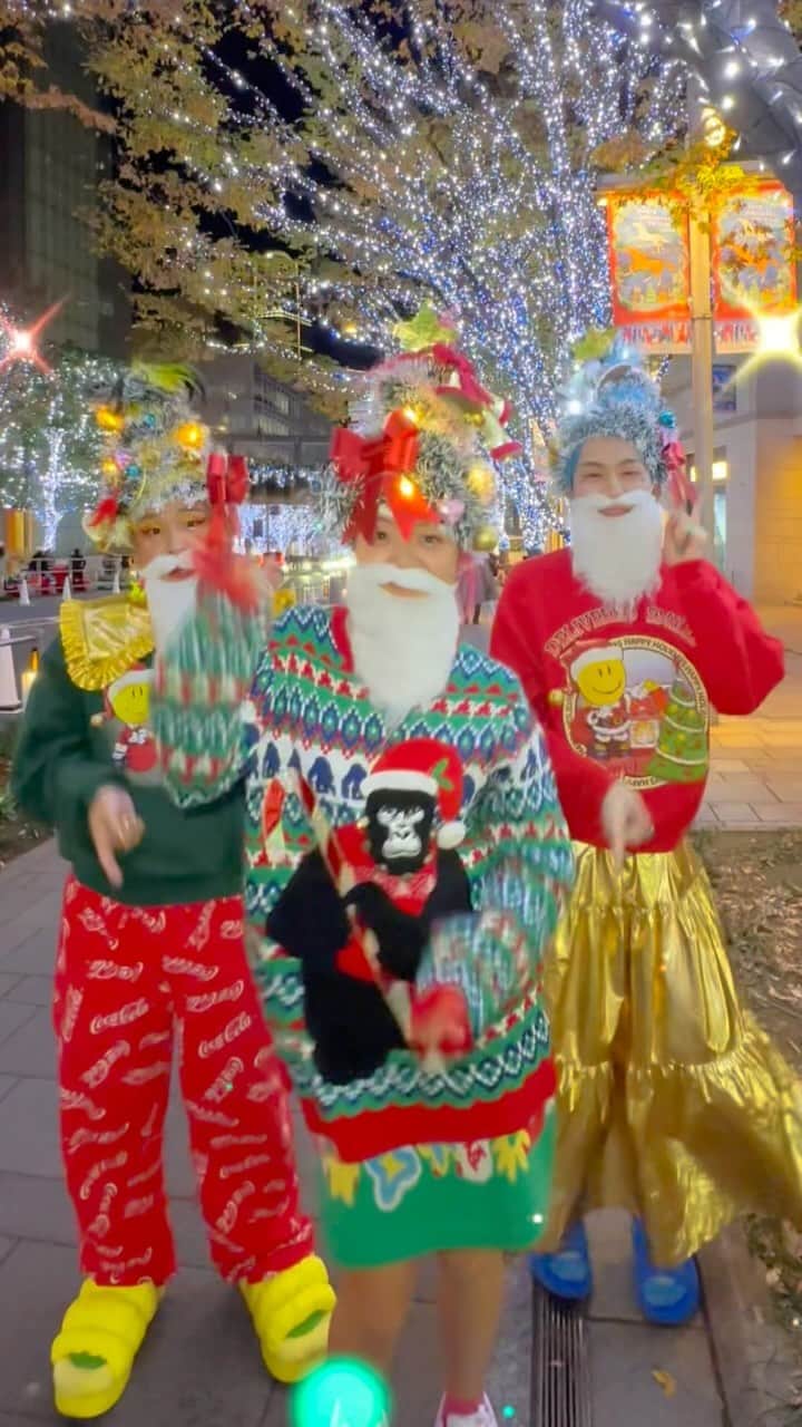竹下☆ぱらだいすのインスタグラム：「竹ぱらクリスマス❤️💚🎄」