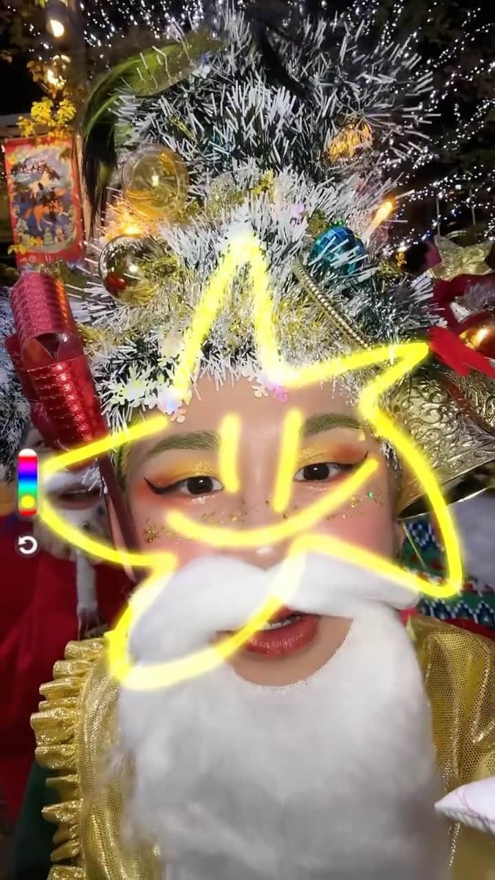 竹下☆ぱらだいすのインスタグラム：「🎄🩵🩷💛」